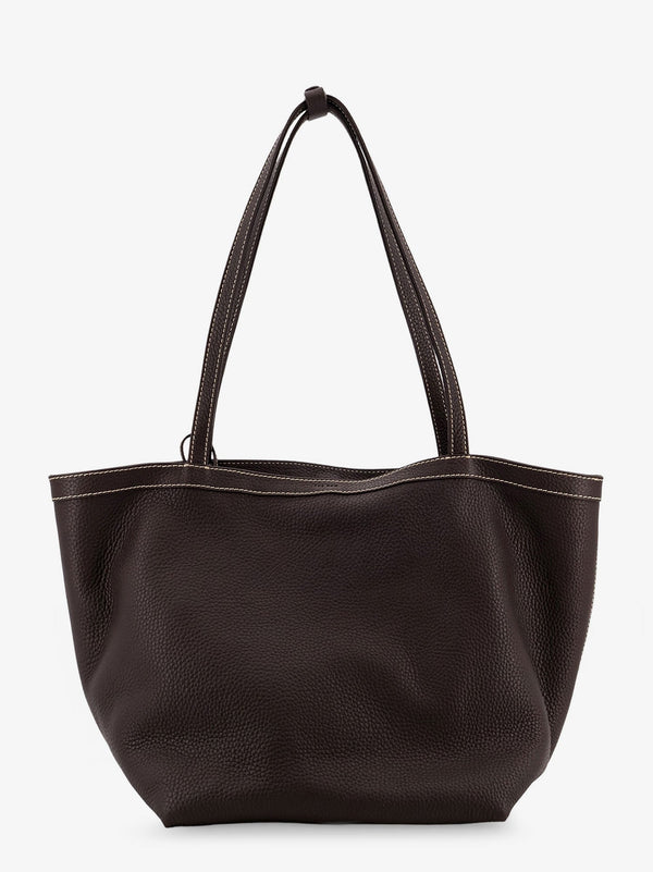 The Row Park Tote Three Stitch Leather Shoulder Bag