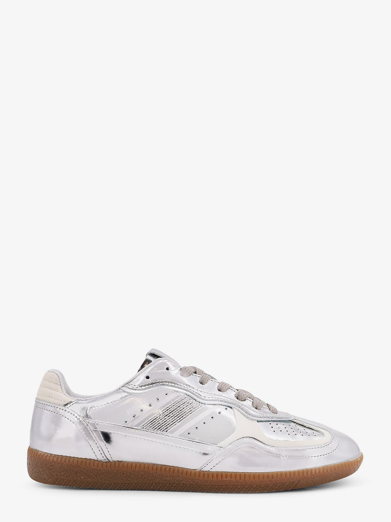Alohas Alohas Tb.490 Rife Zapatillas de Cuero Metalizado Plateadas - World Class Fashion