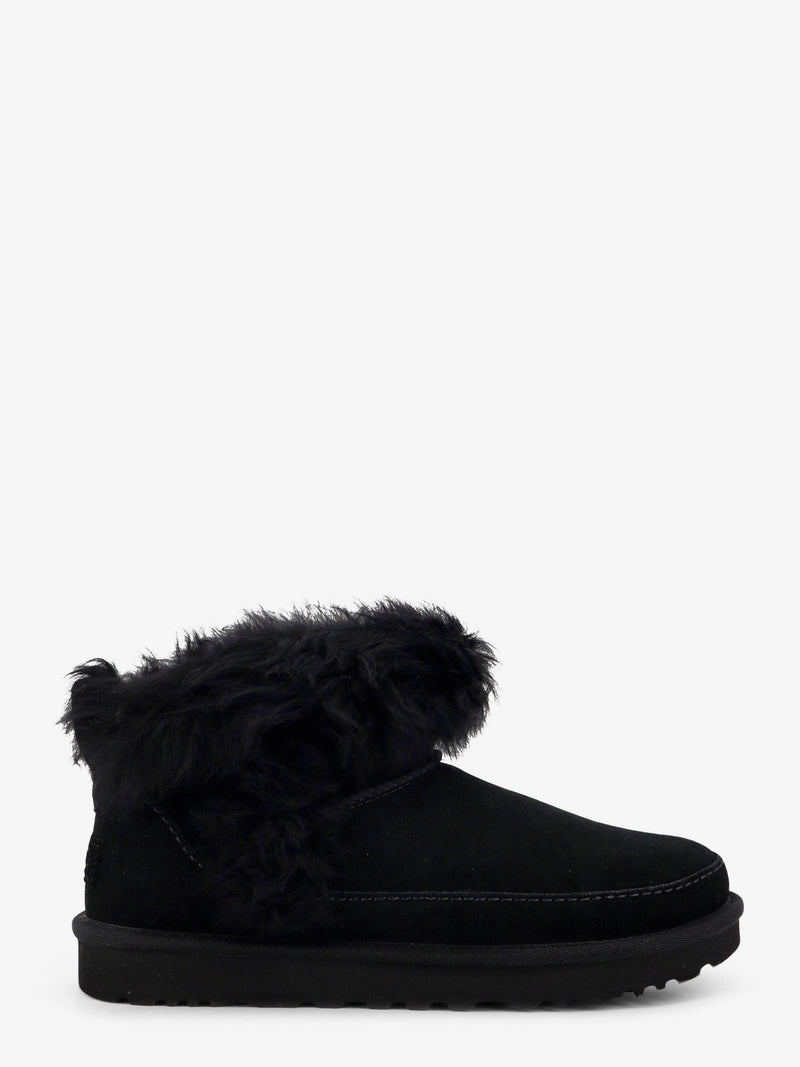 Ugg Botas Ugg Classic Ultra Mini de Ante Negras para Mujer - World Class Fashion