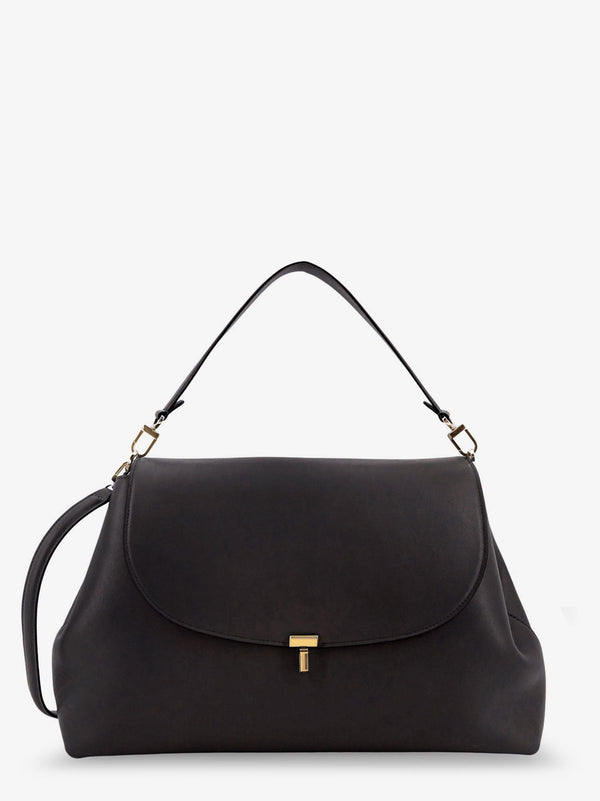 Toteme T-Lock Leather Shoulder Bag