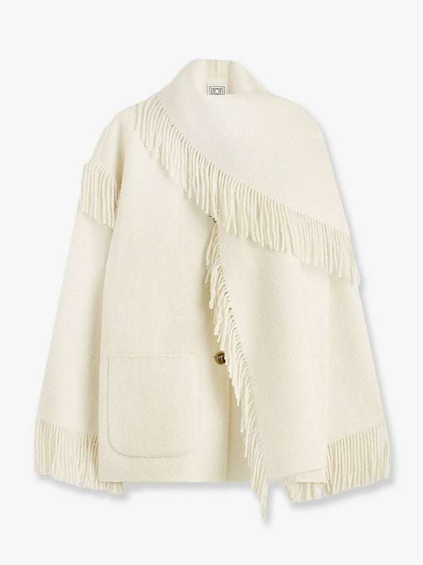 Toteme Wool Coat With Scarf