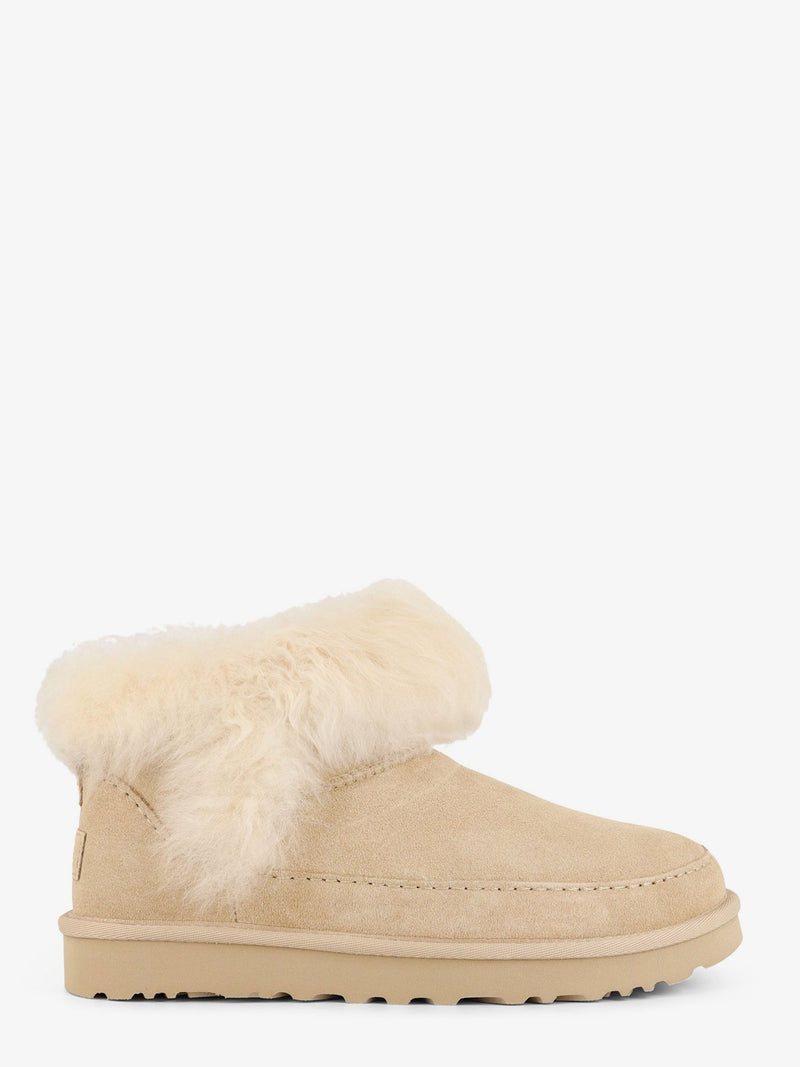 Ugg Botas de ante beige Ugg Classic Ultra Mini para mujer - World Class Fashion