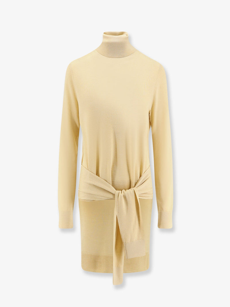 Toteme Jersey de cuello alto Toteme de lana y seda color beige para mujer - World Class Fashion