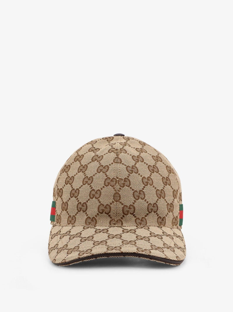 Gucci Gucci GG Fabric Baseball Hat Beige Men - World Class Fashion