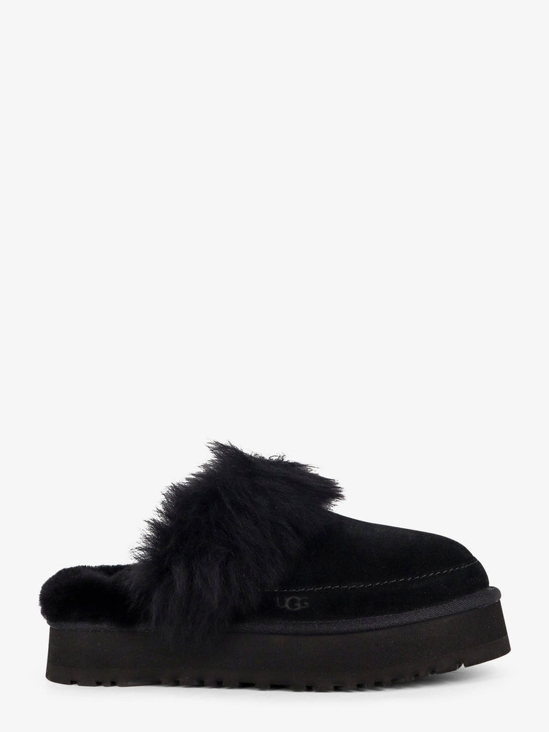 Ugg Ugg Disquette Chalet Suede Mules Black - World Class Fashion