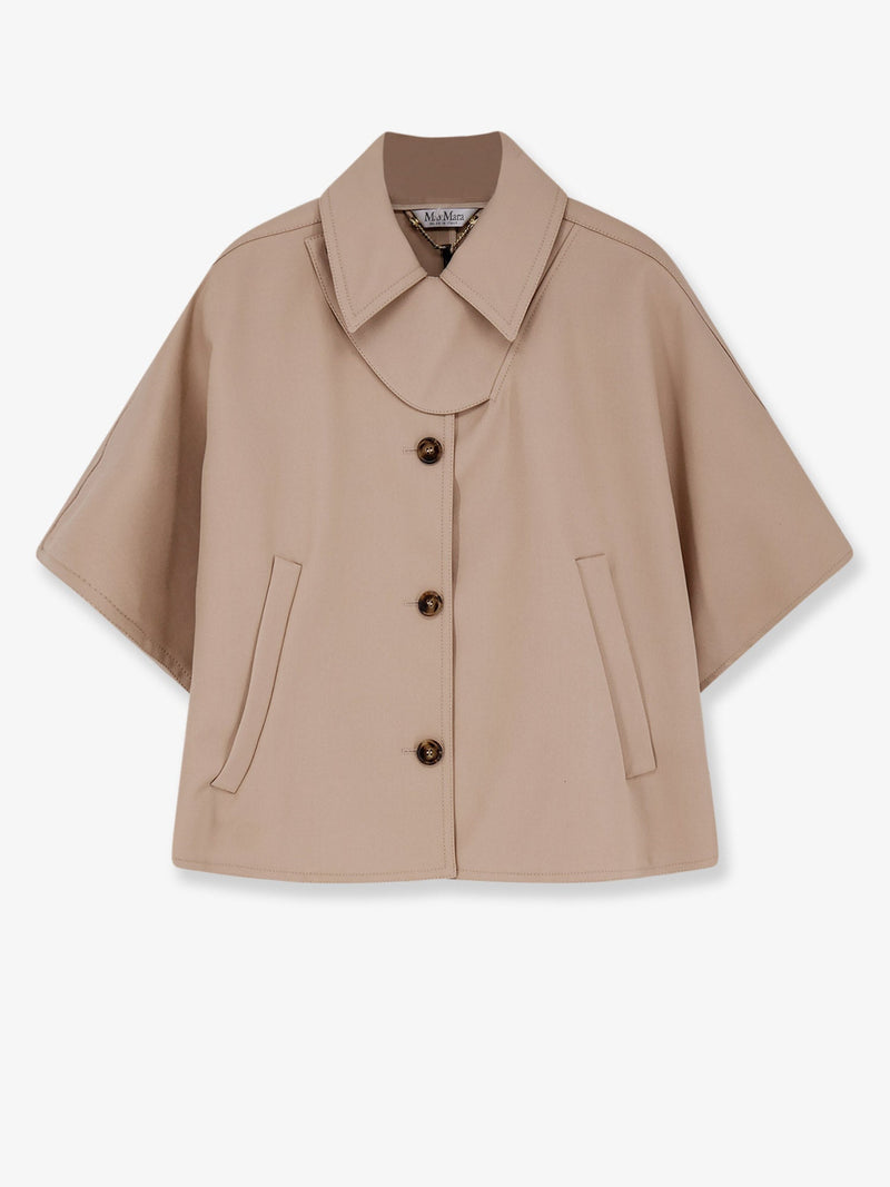Max Mara Capa de algodón beige Mxapaggio de Max Mara - World Class Fashion