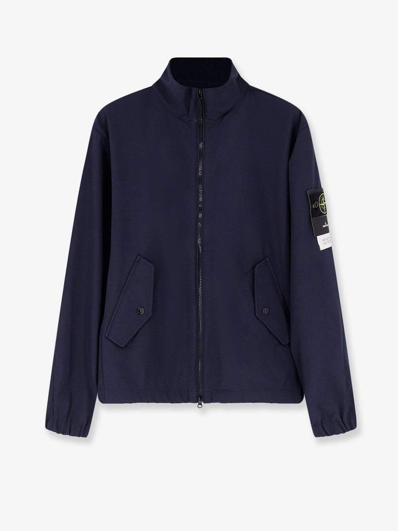 Stone Island Stone Island Light Soft Shell-R E.Dye® Jacket Blue - World Class Fashion