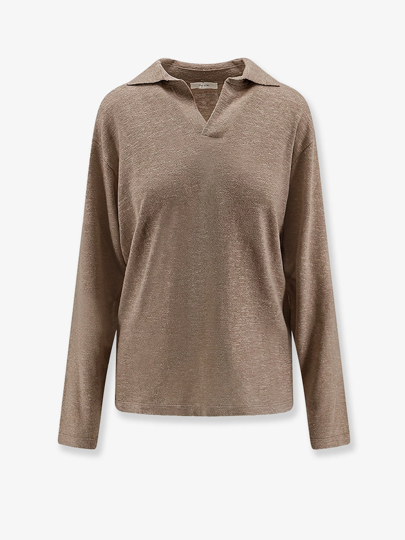 The Row Camisa polo The Row Niosa para mujer, color beige - World Class Fashion
