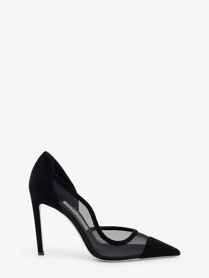 Jimmy Choo Zapatos de salón Brigitte 100 de ante de Jimmy Choo negros - World Class Fashion