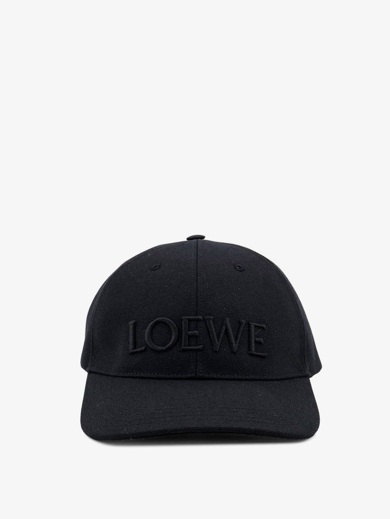 Loewe Loewe Cotton Hat Black Women - World Class Fashion