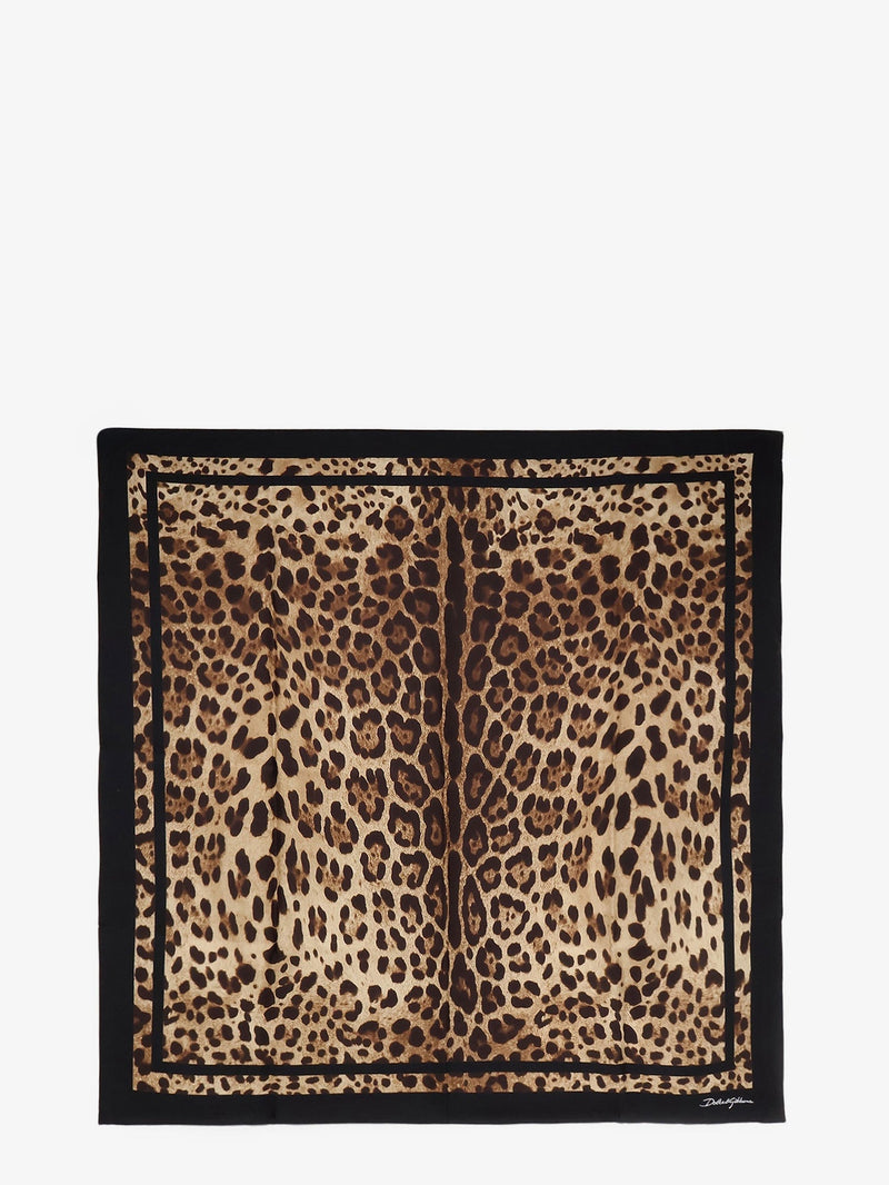 Dolce & Gabbana Dolce & Gabbana Silk Foulard Animal Print - World Class Fashion