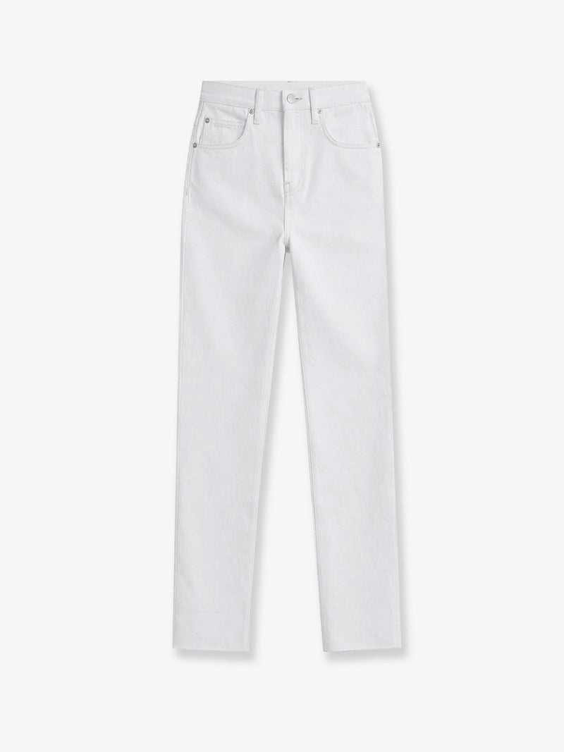 The Frankie Shop The Frankie Shop Dalston White Denim Jeans - World Class Fashion