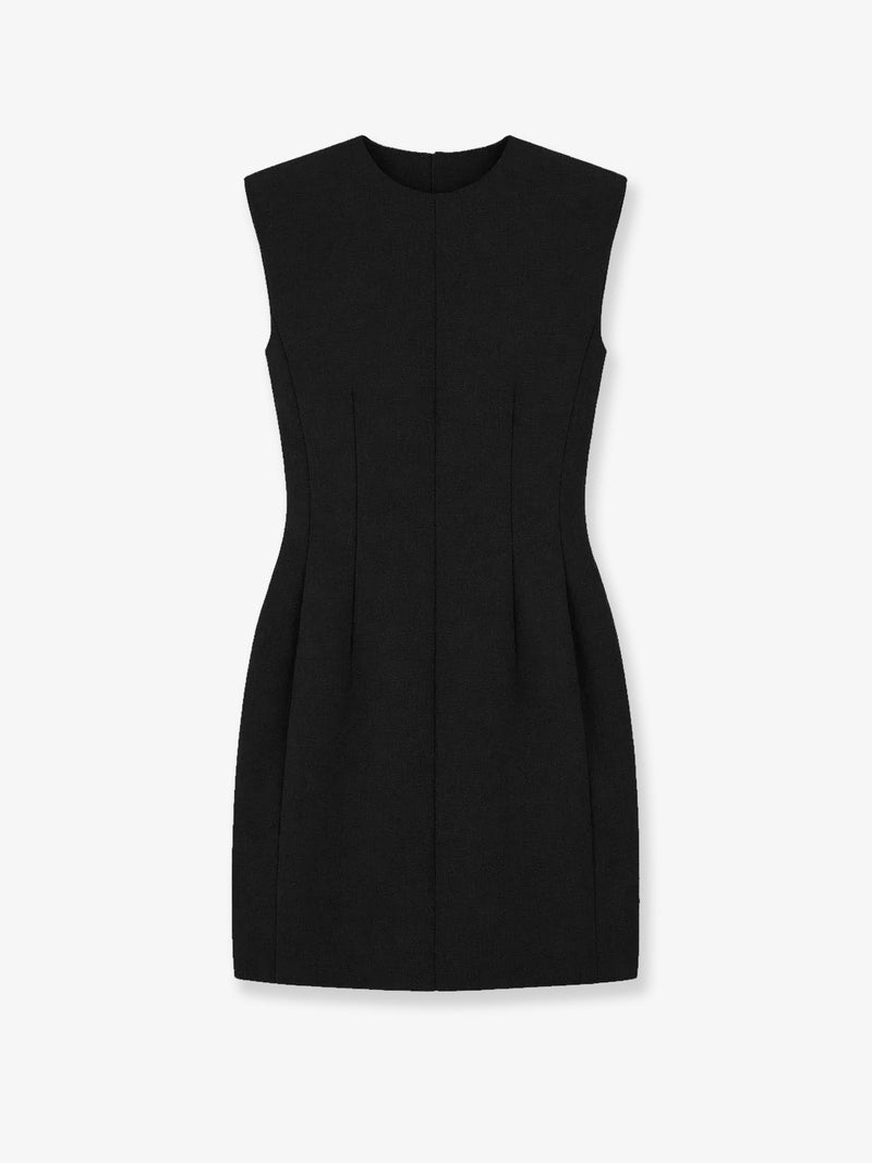 The Frankie Shop The Frankie Shop Bryn Structured Short Dress Black - World Class Fashion