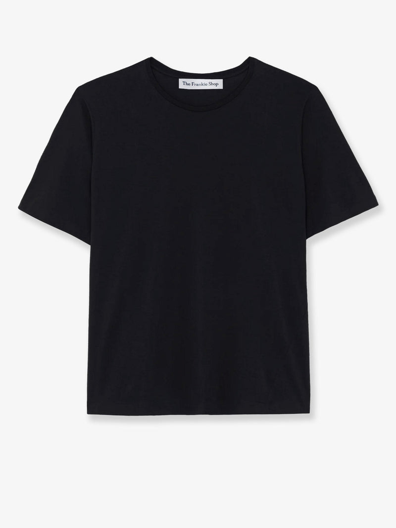The Frankie Shop The Frankie Shop Organic Cotton T-Shirt Black - World Class Fashion