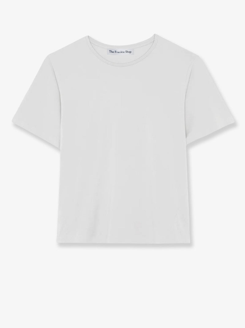 The Frankie Shop The Frankie Shop Organic Cotton T-Shirt White - World Class Fashion