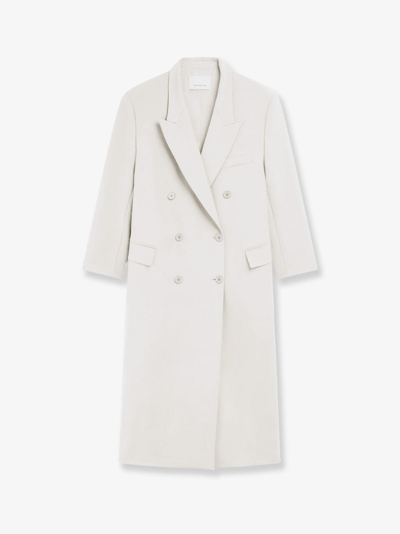 The Frankie Shop The Frankie Shop Jane Viscose Blend Coat White - World Class Fashion