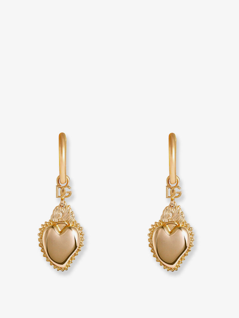 Dolce & Gabbana Dolce & Gabbana Brass Earrings Gold - World Class Fashion