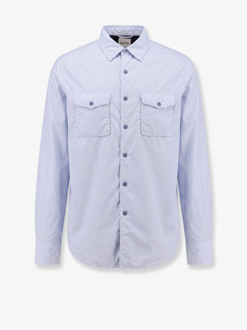 Aspesi Aspesi Comfortemp '13 Più' Shirt Blue Men - World Class Fashion