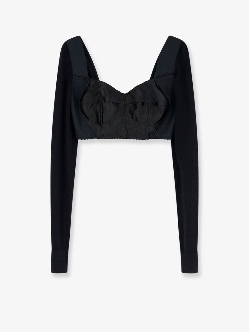 Dolce & Gabbana Dolce & Gabbana Satin Top Black Women - World Class Fashion