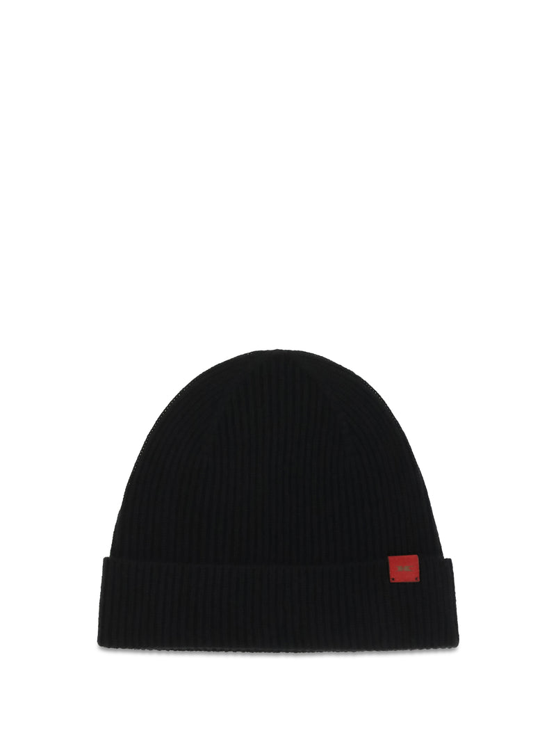 Kiton Kiton Wool Beanie Hat Black Men - World Class Fashion
