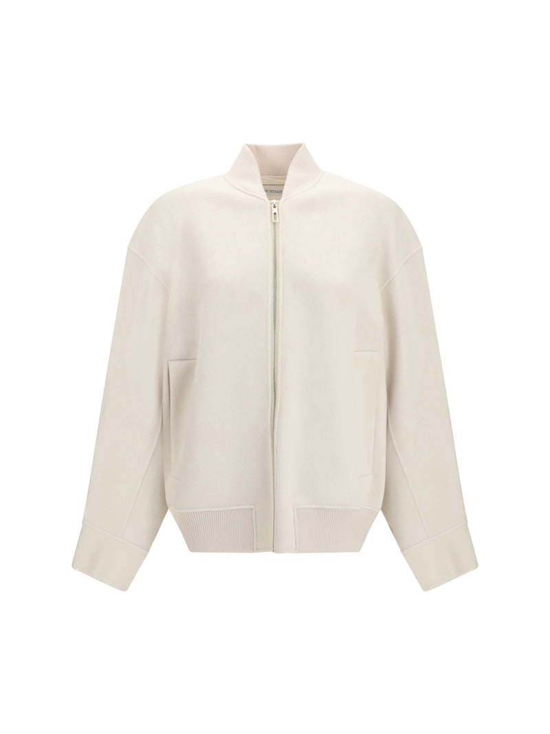 Max Mara Sportmax Max Mara Sportmax Ondata Virgin Wool Jacket Panna - World Class Fashion