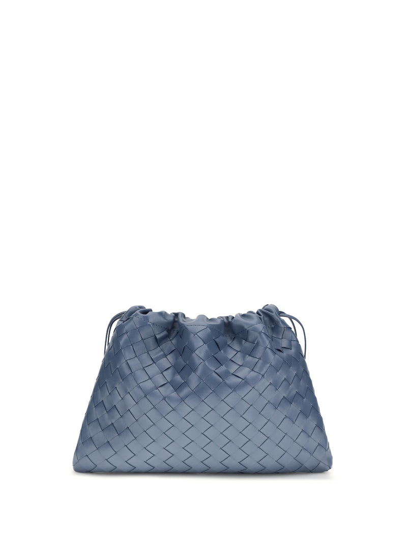 Bottega Veneta Bottega Veneta Medium Beauty Case Blue Venezia-Gold - World Class Fashion