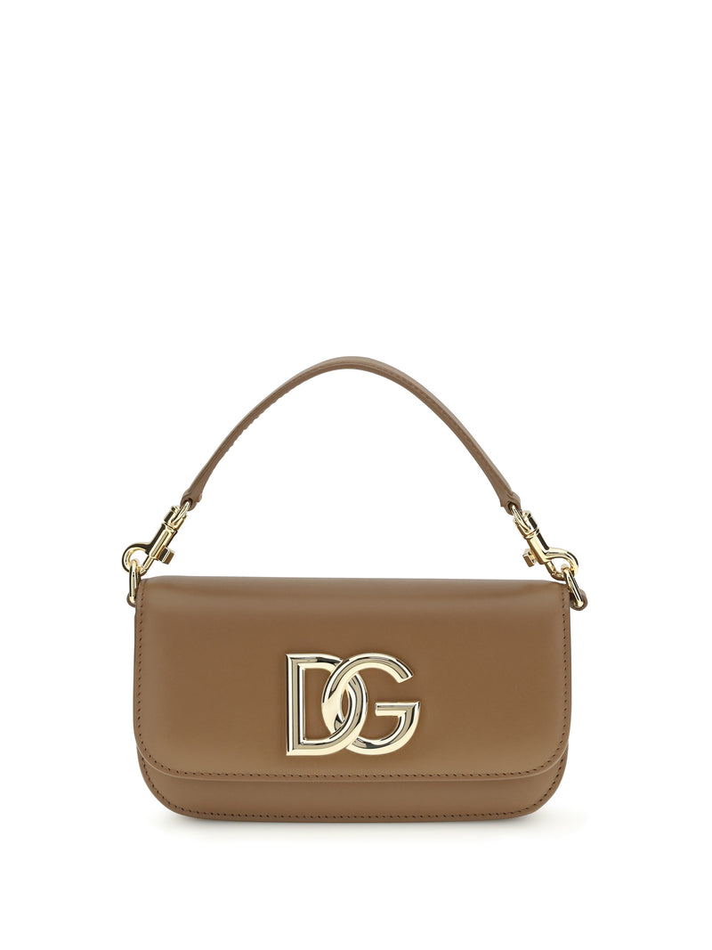 Dolce & Gabbana Dolce & Gabbana Leather 3.5 Handbag Caramello - World Class Fashion