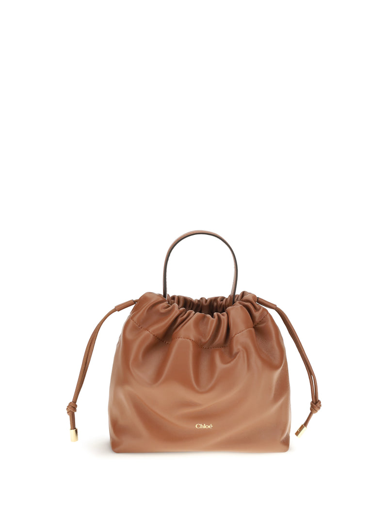 Chloe Chloé Icons Leather Chain Shoulder Bag Blushy Brown - World Class Fashion