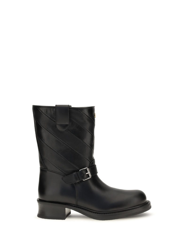 Valentino Garavani Valentino Garavani Bootie Ankle Boots Nero - World Class Fashion