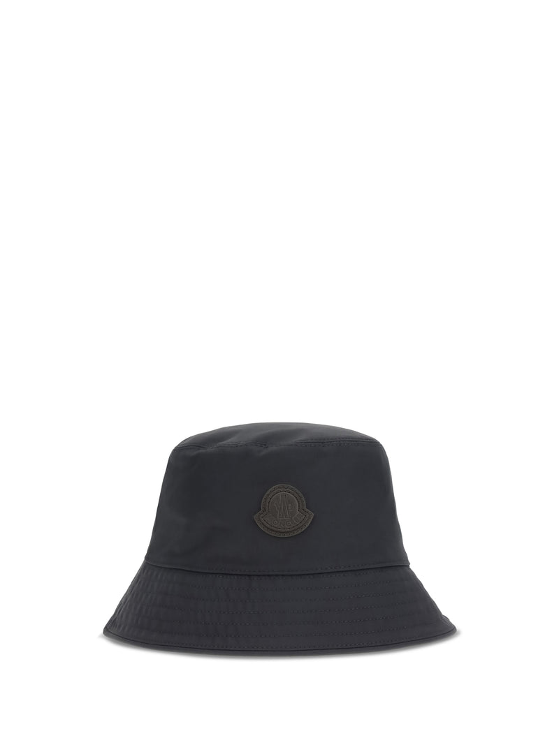 Moncler Moncler Cotton and Nylon Bucket Hat Navy - World Class Fashion