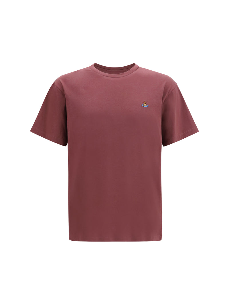 Vivienne Westwood Vivienne Westwood Classic Orb T-shirt Oxblood Red - World Class Fashion