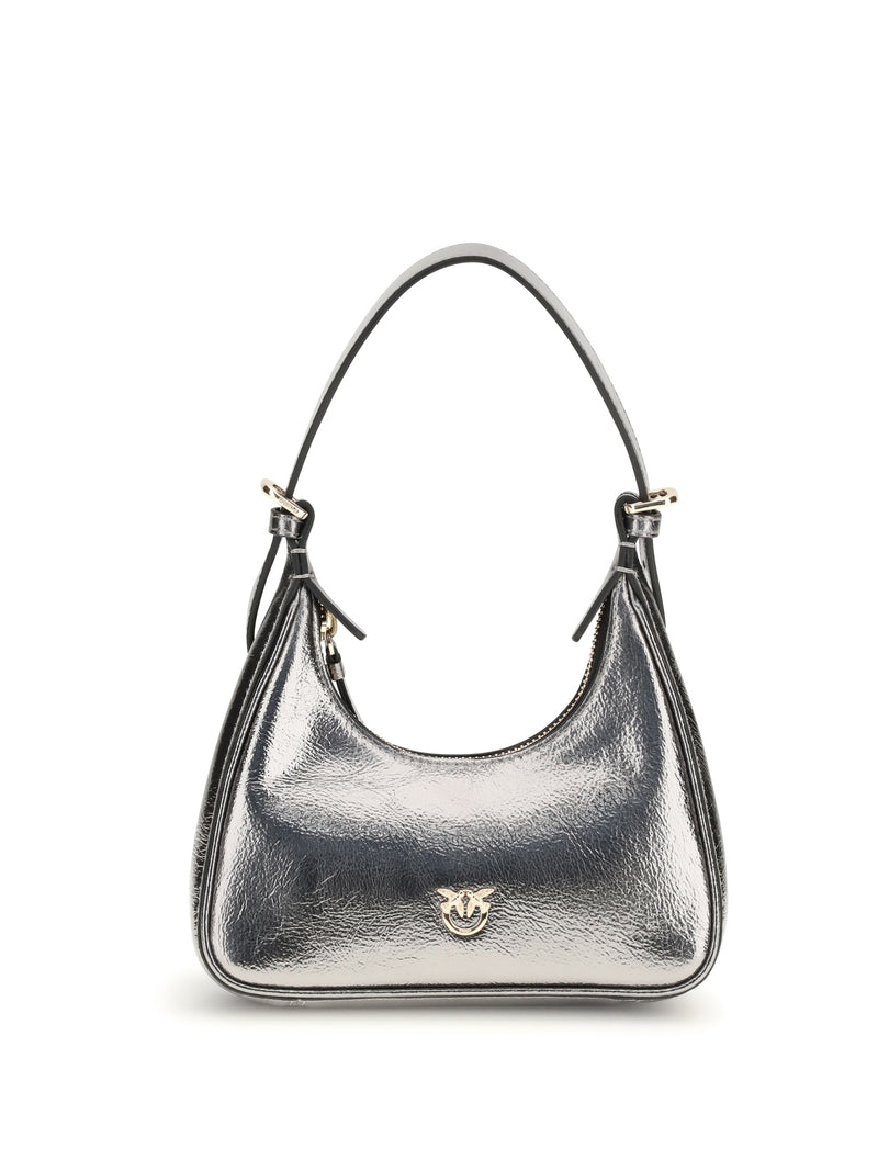 Pinko Pinko Baby Miss Pinko Baby Shoulder Bag Antracite-Gold - World Class Fashion