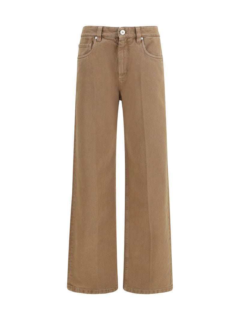 Brunello Cucinelli Brunello Cucinelli Straight Jeans Warm Amber - World Class Fashion
