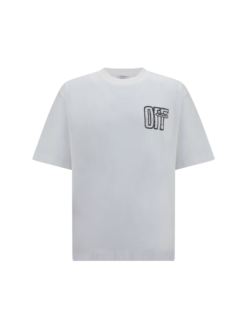 Off-white Off-White Motion Arrow Skate T-shirt White - World Class Fashion