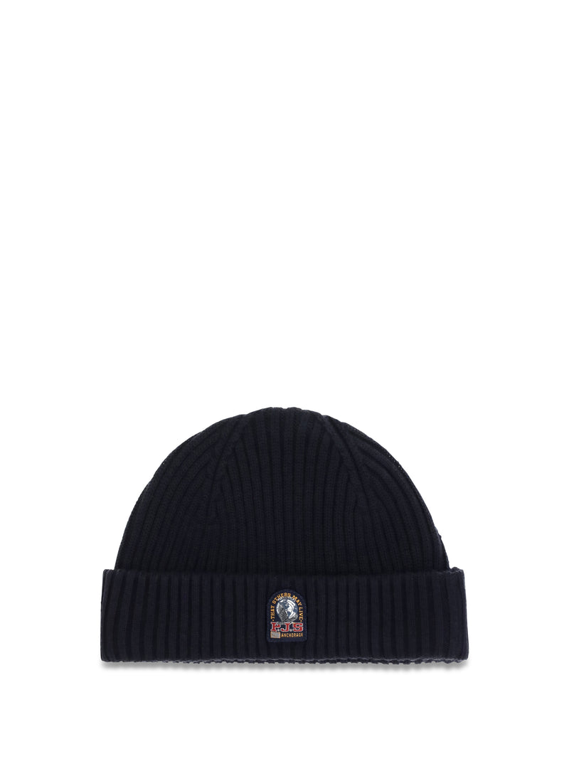 Parajumpers Parajumpers Ribbed Knit Beanie Blue Navy - World Class Fashion