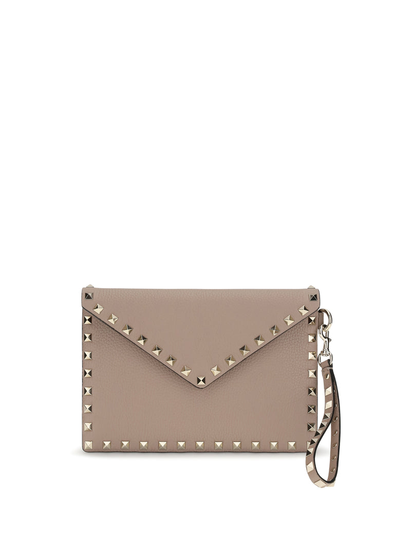 Valentino Garavani Valentino Garavani Rockstud Pouch In Leather - World Class Fashion