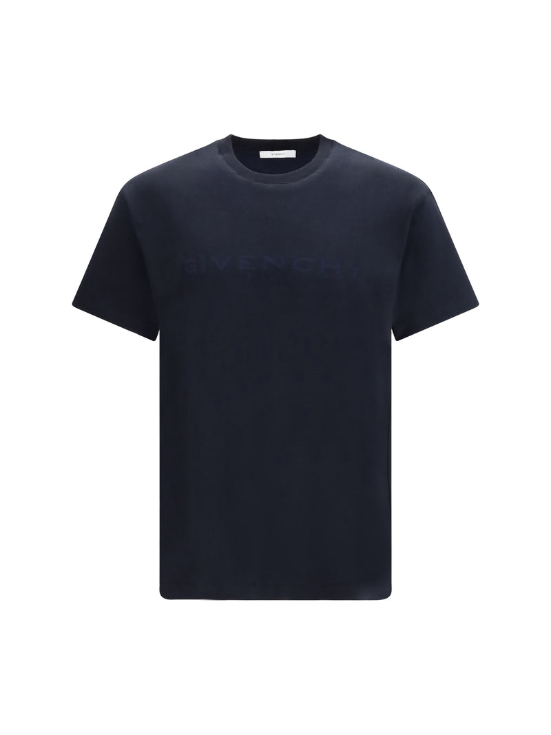 Givenchy Givenchy Logo T-shirt Dark Navy Men - World Class Fashion