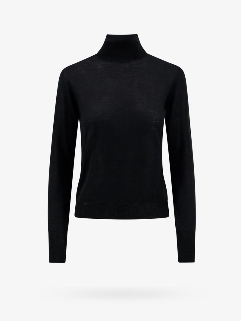 Golden Goose Golden Goose Dilara Jersey de Cuello Alto de Lana Virgen Negro - World Class Fashion