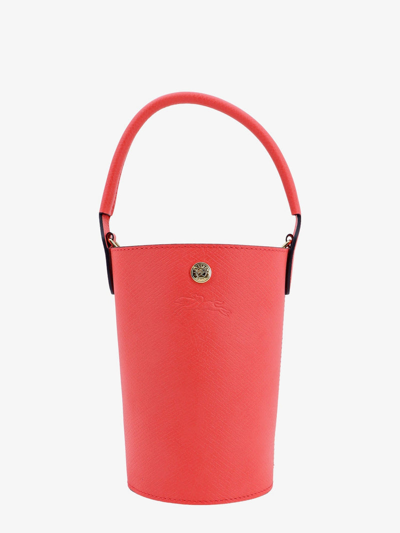 Longchamp Paris Longchamp Paris Leather Bucket Bag With Engraved Logo - World Class Fashion