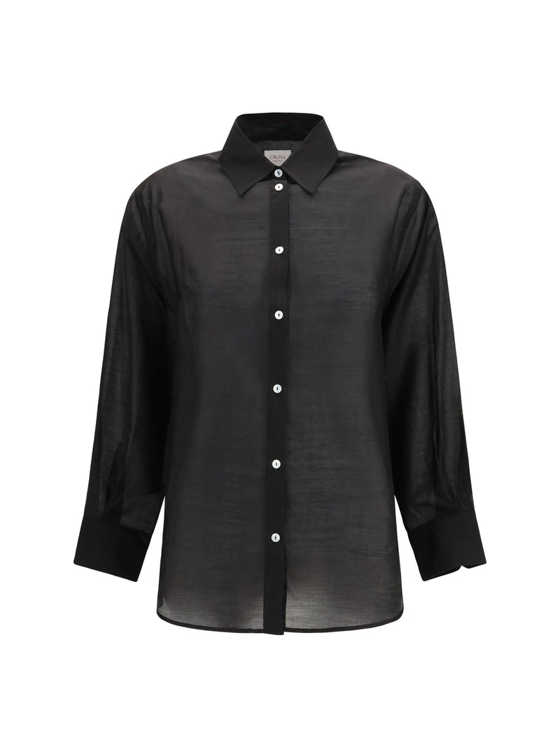 Cruna Cruna Buttoned Shirt Nero Women - World Class Fashion