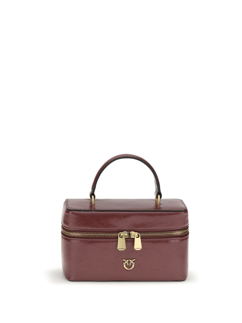 Pinko Pinko Vanity Soft Mini Quilted Beauty Case Ribes Intenso - World Class Fashion