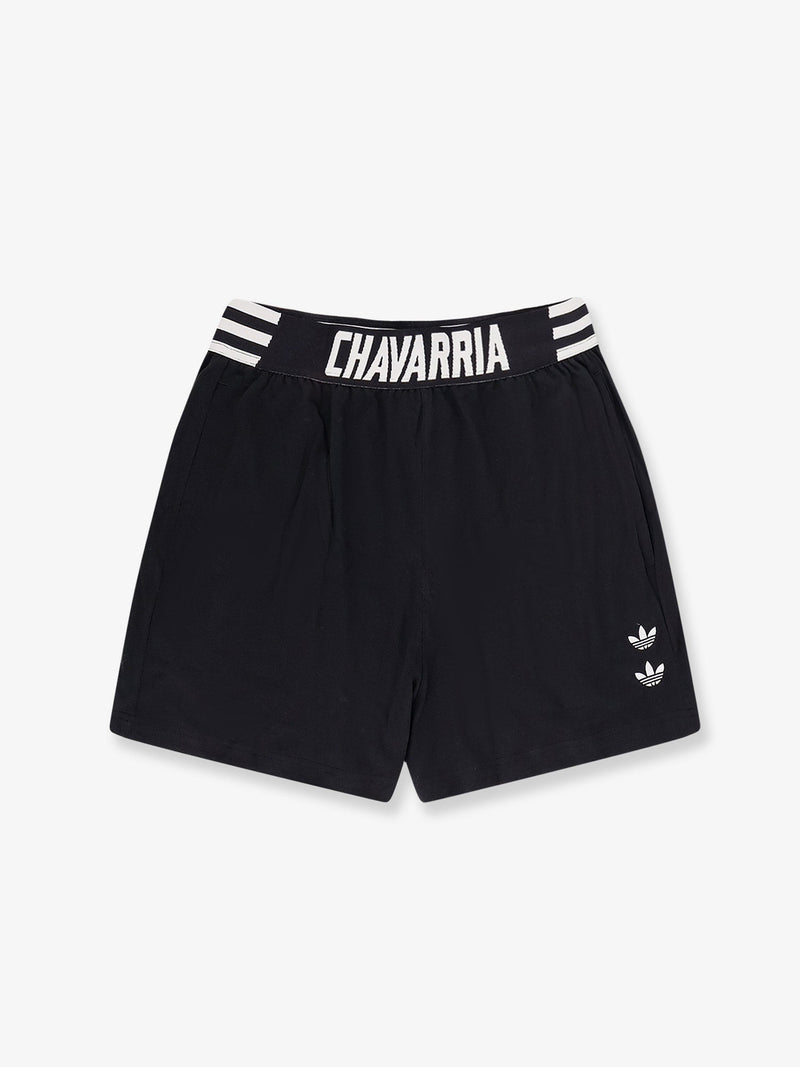 Adidas X Willy Chavarria Adidas X Willy Chavarria Cotton Bermuda Shorts Black - World Class Fashion