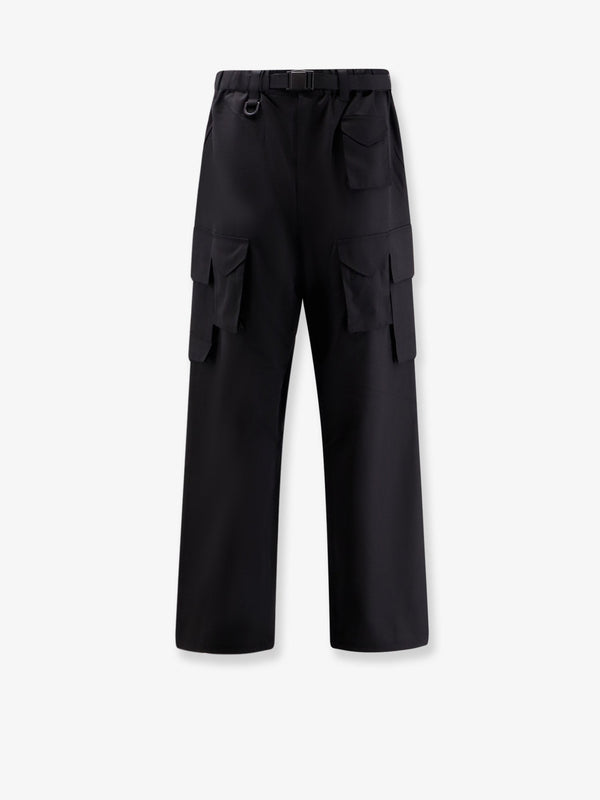 Adidas Y-3 Ref Wo Cargo Pn Recycled Polyester And Wool Trousers