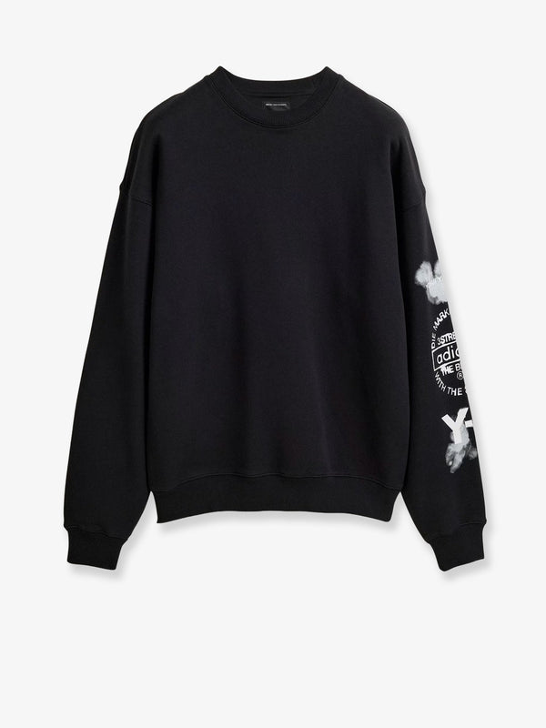 Adidas Y-3 Gfx Crew Cotton Sweatshirt