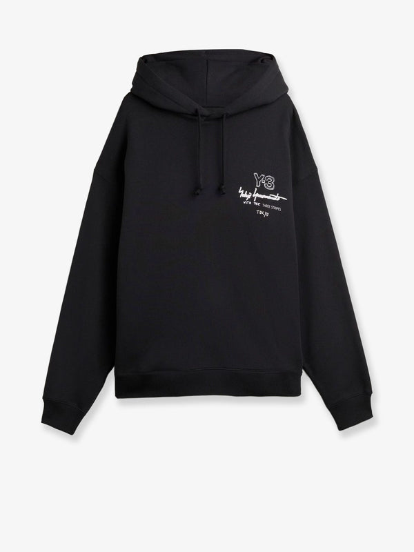 Adidas Y-3 M Merch Hoodie Cotton Sweatshirt