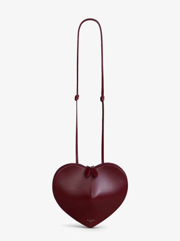 Alaia Le Coeur Leather Crossbody Bag