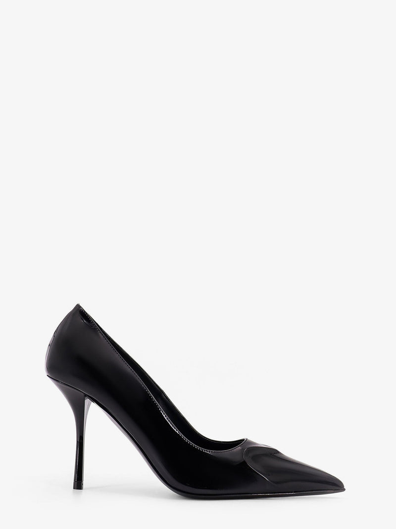 Alaia Alaia Zapatos de tacón de charol negros - World Class Fashion