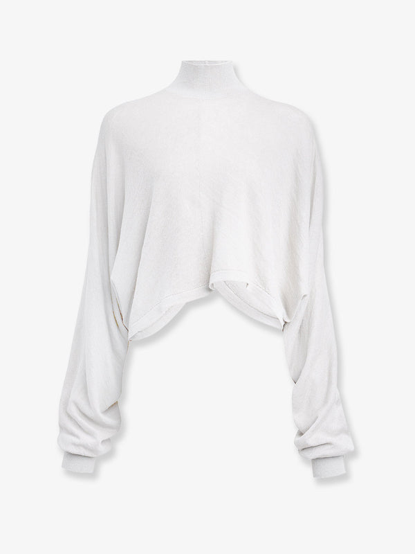 Alaia Batwing Linen Sweater