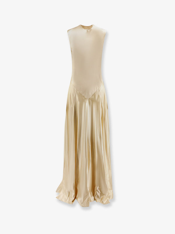 Alberta Ferretti Viscose And Silk Long Dress