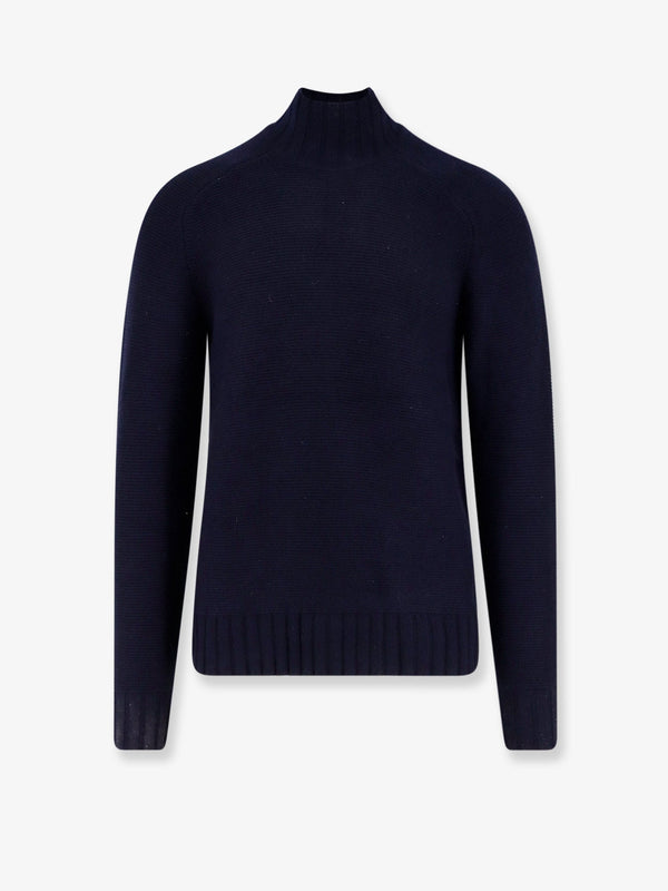 Alpha-Studio Links Wool And Cashmere Mock Turtleneck